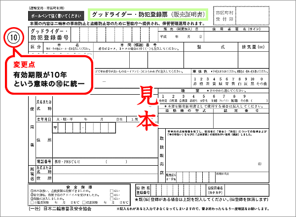 防犯 登録 譲渡 自転車