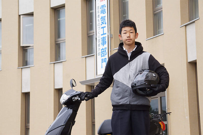 安全運転を心がけている島田さん