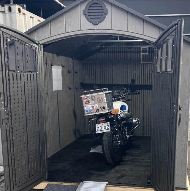 横浜市戸塚区 月極バイク駐車場バイクガレージです！ ミニバイク