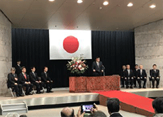 自動車関係功労者国土交通大臣表彰の様子