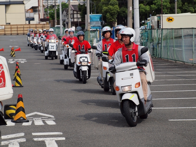企業向け原付講習会を実施しました 日本二輪車普及安全協会